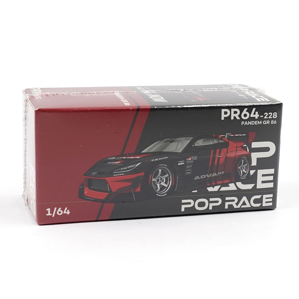 POPRACE 1:64 Pandem GR86 - Advan PR640228