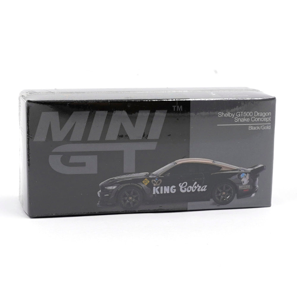 MINI GT 1:64 Shelby GT500 Dragon Snake Concept – Black/Gold- Limited Edition MGT01130