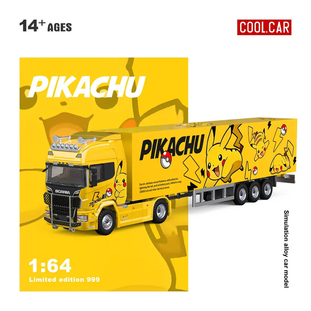 1:64 Scania Container Truck PIKACHU