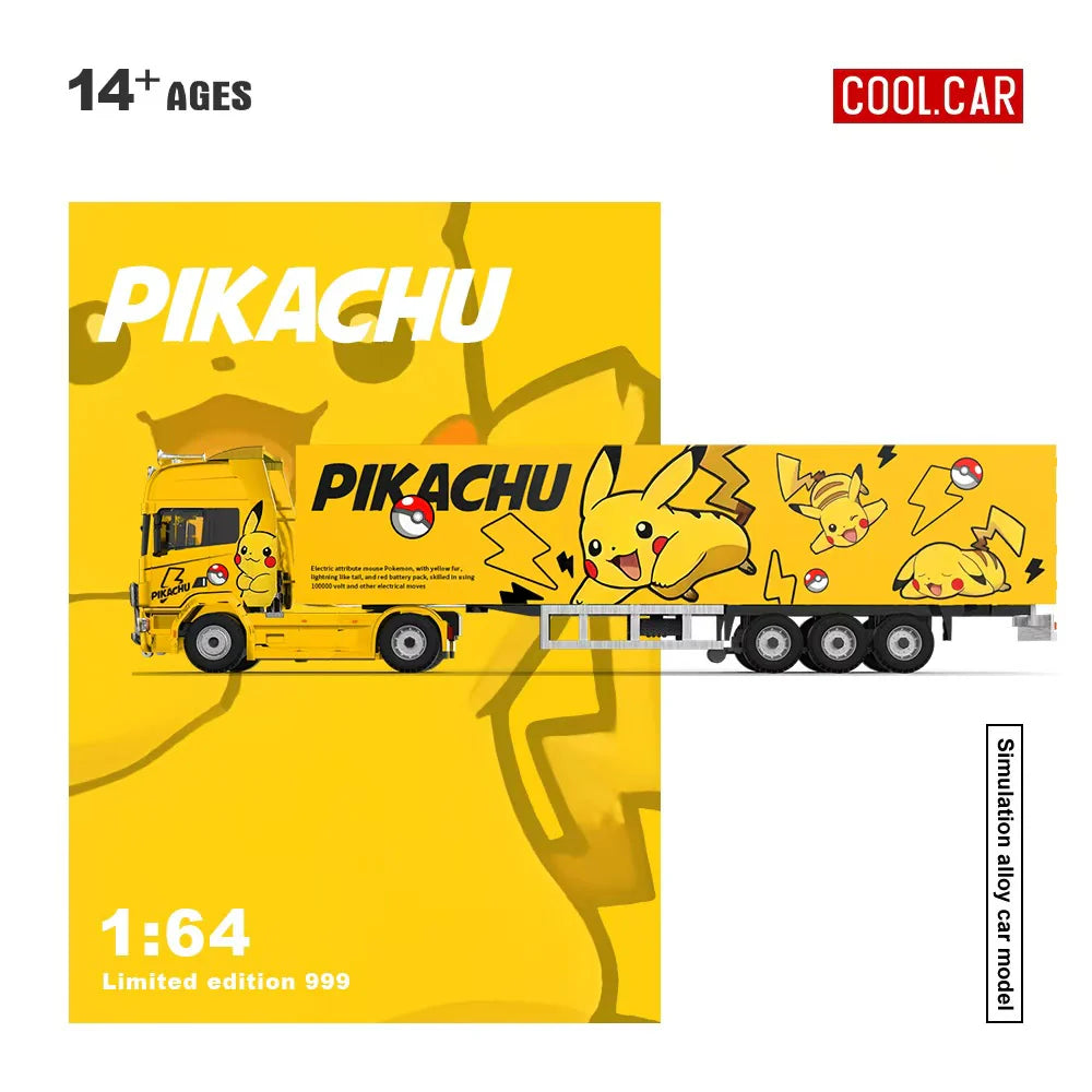 1:64 Scania Container Truck PIKACHU