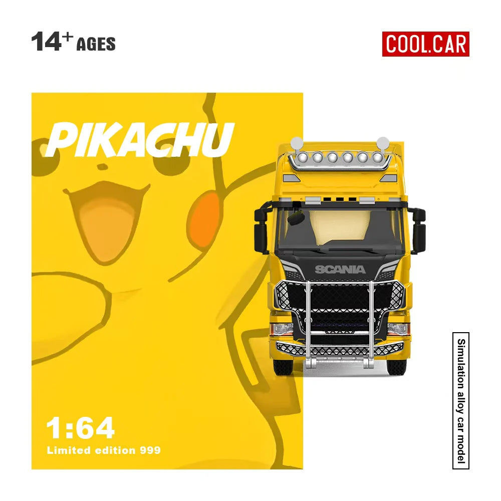 1:64 Scania Container Truck PIKACHU