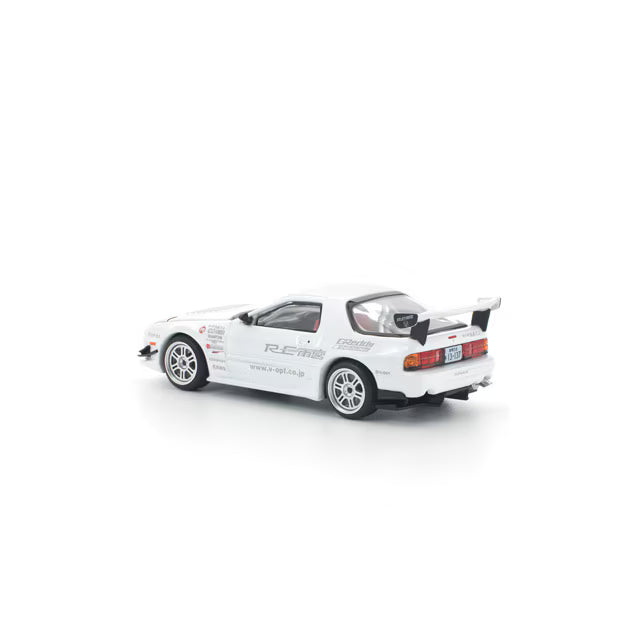 1/64 MAZDA RX7 FC3S RE-AMEMIYA WHITE 1/64 Mazda RX-7 (FC3S) RE Amemiya - White -