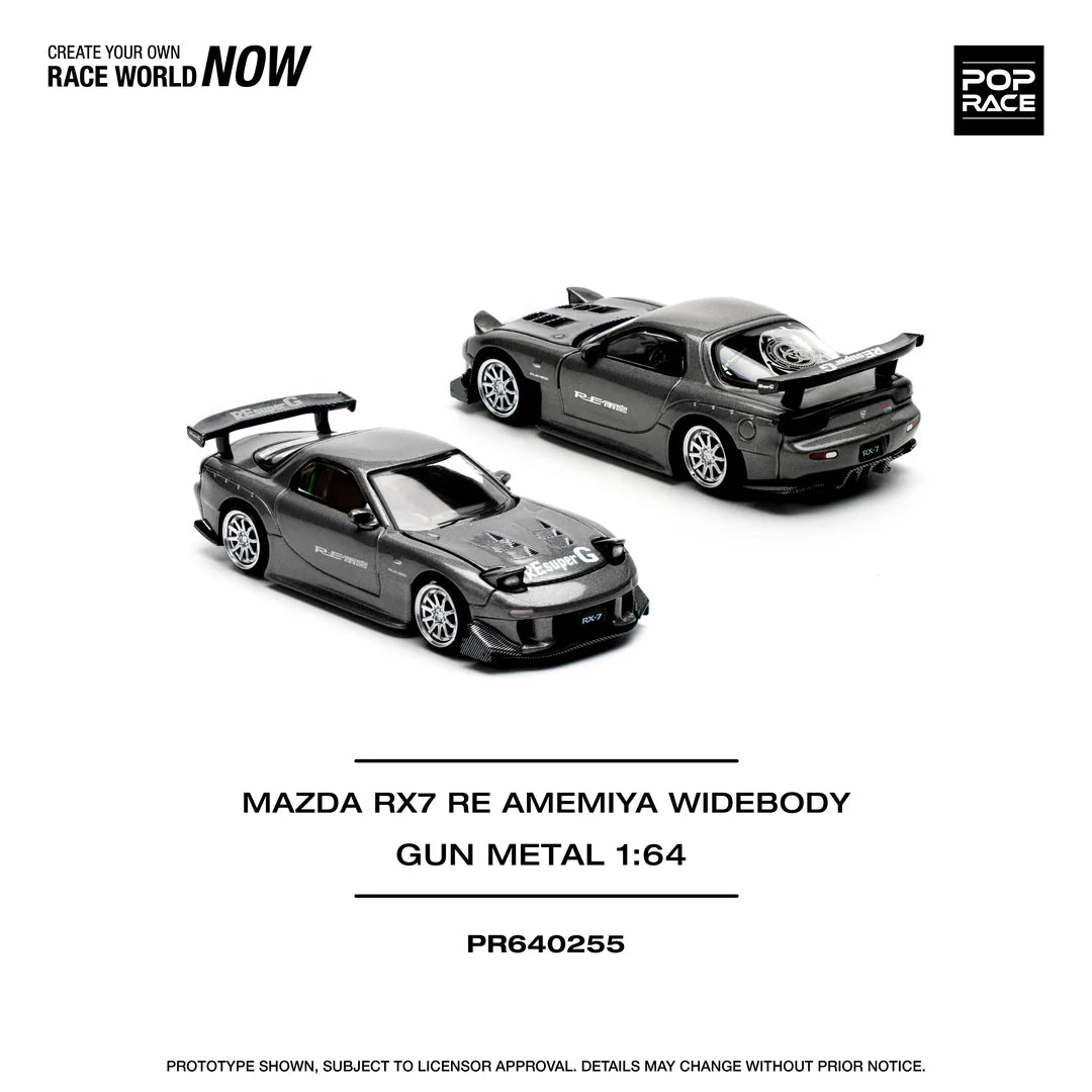 MAZDA RX7 RE-AMEMIYA GUN METAL