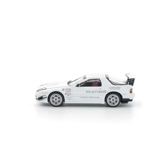 1/64 MAZDA RX7 FC3S RE-AMEMIYA WHITE 1/64 Mazda RX-7 (FC3S) RE Amemiya - White -