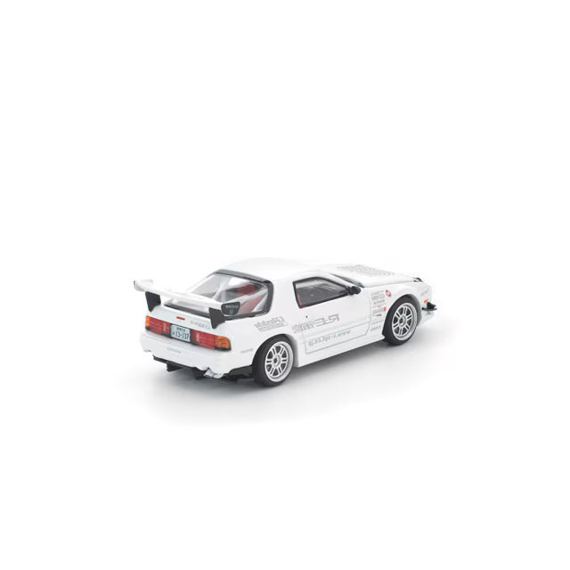1/64 MAZDA RX7 FC3S RE-AMEMIYA WHITE 1/64 Mazda RX-7 (FC3S) RE Amemiya - White -
