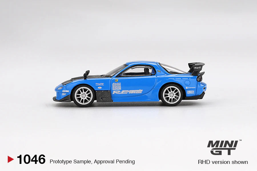 MINIGT 1:64 Mazda RX-7 RE-Amemiya 20B NA 3ROTOR-7 “Ama-san Go” MGT01046