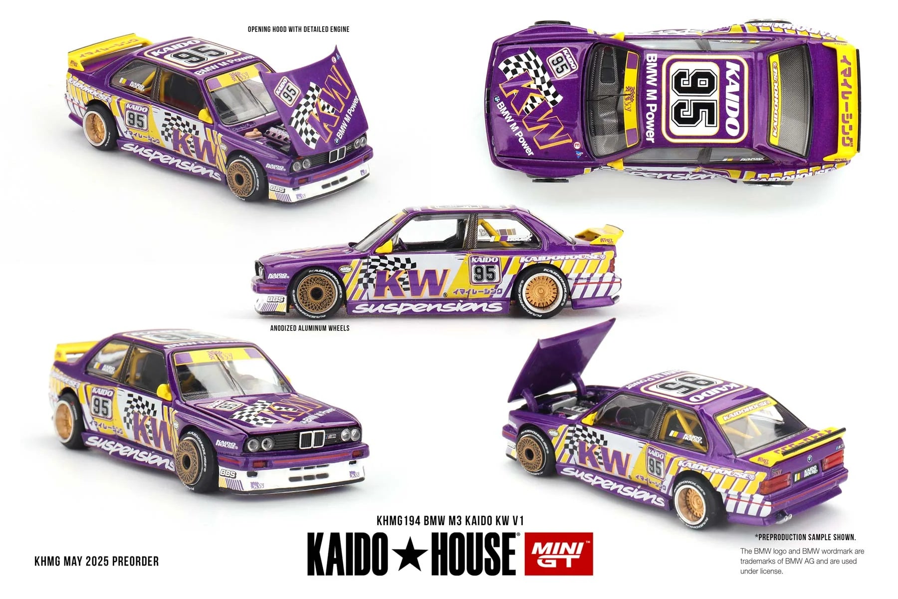 BMW M3 Kaido KW V1 KHMG194-CH