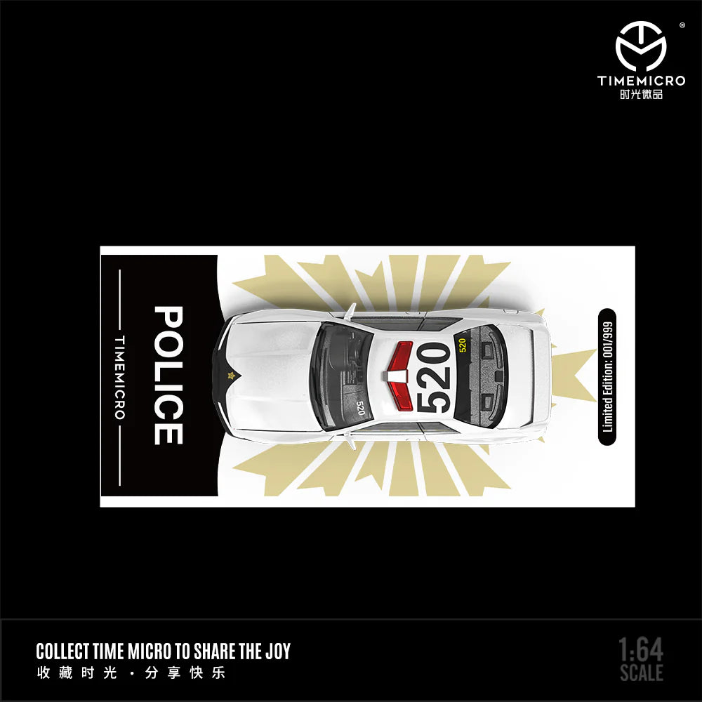 TimeMicro 1:64 Nissan GTR R32 Police Set