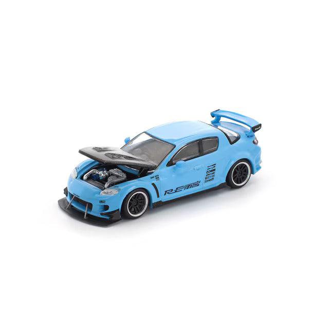 1/64 MAZDA RX-8 RE-AMEMIYA - LIGHT BLUE Mazda RX-8 RE Amemiya Light Blue