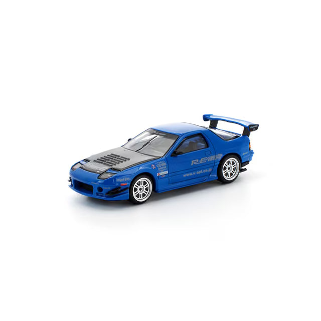 1/64 MAZDA RX-7 (FC3S) RE-AMEMIYA - RE-AMEMIYA BLUE 1/64 Mazda RX-7 A (FC3S) REmemiya - RE Amemiya Blue