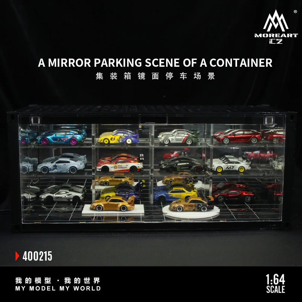 MoreArt 1:64 MIRROR PARKING SCENE OF A CONTAINER MO400215