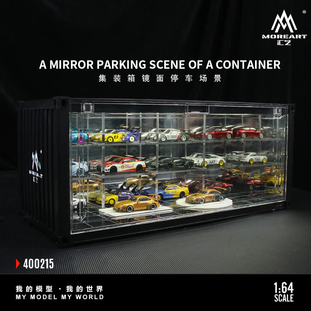 MoreArt 1:64 MIRROR PARKING SCENE OF A CONTAINER MO400215