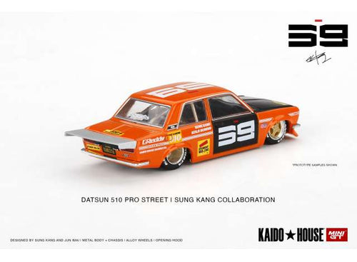 1/64 Kaido House Datsun 510 Pro Street SK510, orange/black.
