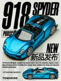 TimeMicro 1:64 Porsche 918 Spyder - Blue