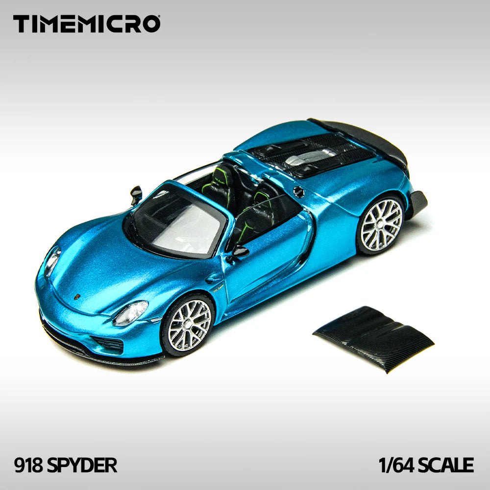 TimeMicro 1:64 Porsche 918 Spyder - Blue