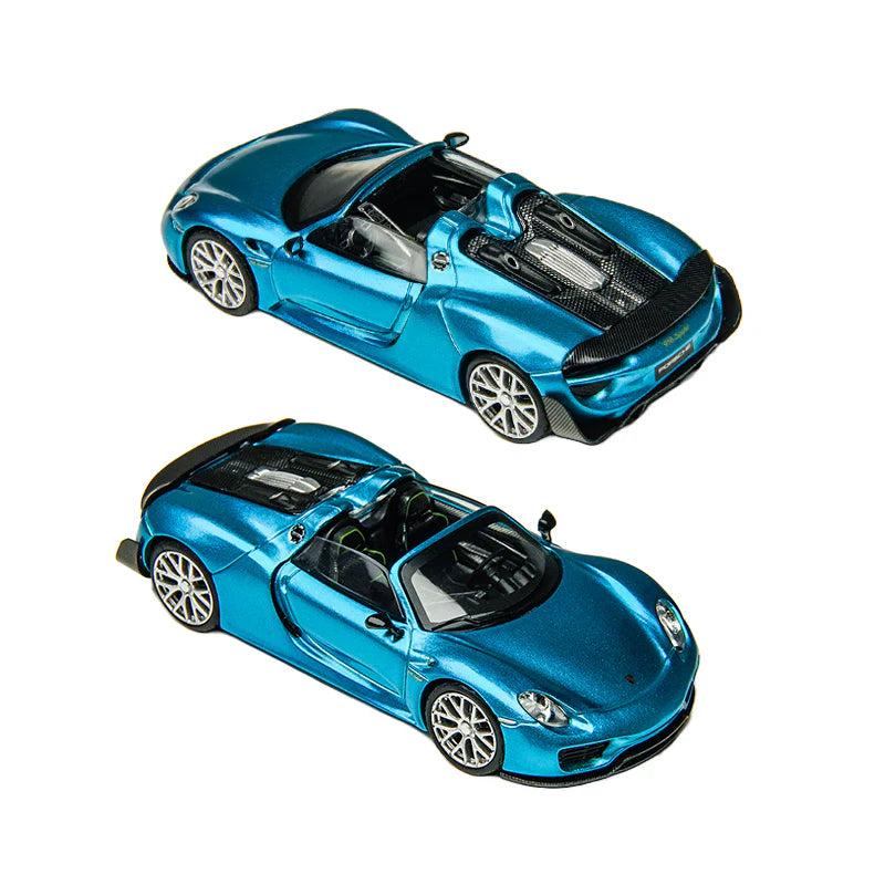 TimeMicro 1:64 Porsche 918 Spyder - Blue
