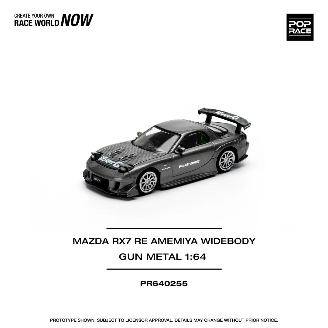 MAZDA RX7 RE-AMEMIYA GUN METAL