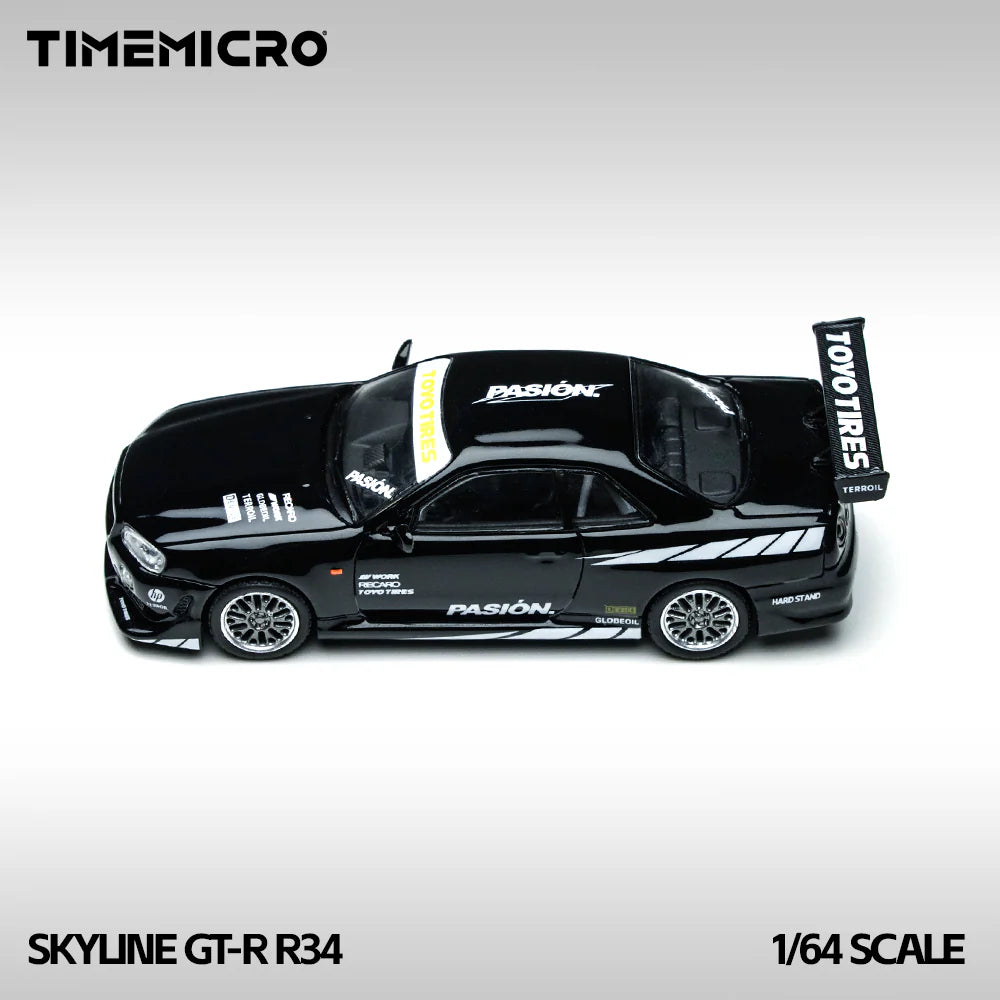 issan Skyline GTR R34 Black