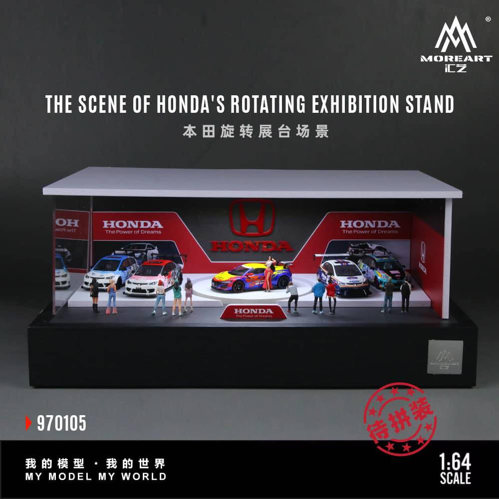 MoreArt 1:64 The scene of Honda's rotating exhibition stand MO970105