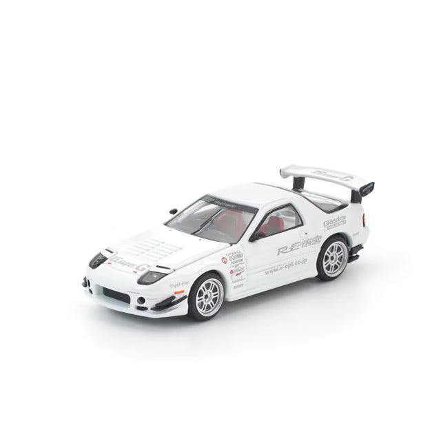 1/64 MAZDA RX7 FC3S RE-AMEMIYA WHITE 1/64 Mazda RX-7 (FC3S) RE Amemiya - White -