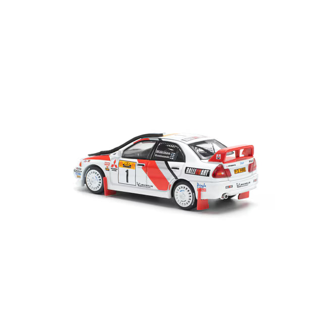 1/64 MITSUBISHI LANCER EVOLUTION IV SAFARI RALLY KENYA 1998 Mitsubishi Lancer Evolution IV Safari Rally Kenya 1998