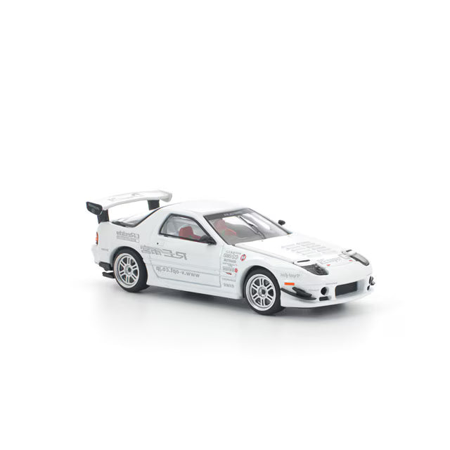 1/64 MAZDA RX7 FC3S RE-AMEMIYA WHITE 1/64 Mazda RX-7 (FC3S) RE Amemiya - White -