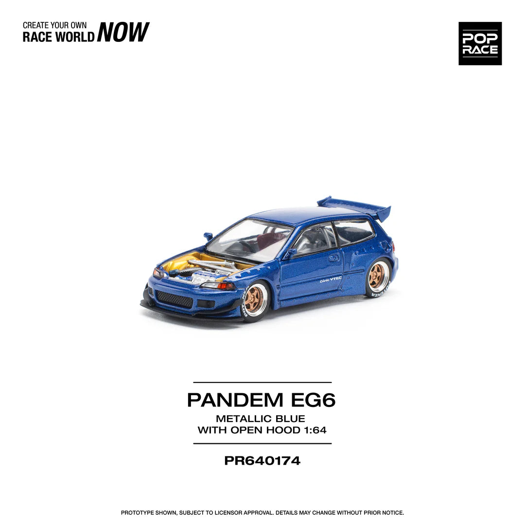 PANDEM CIVIC EG6 METALLIC BLUE