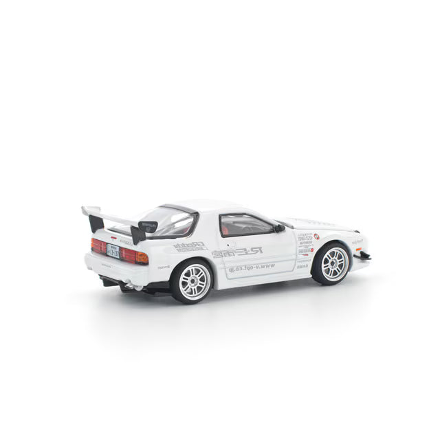 1/64 MAZDA RX7 FC3S RE-AMEMIYA WHITE 1/64 Mazda RX-7 (FC3S) RE Amemiya - White -