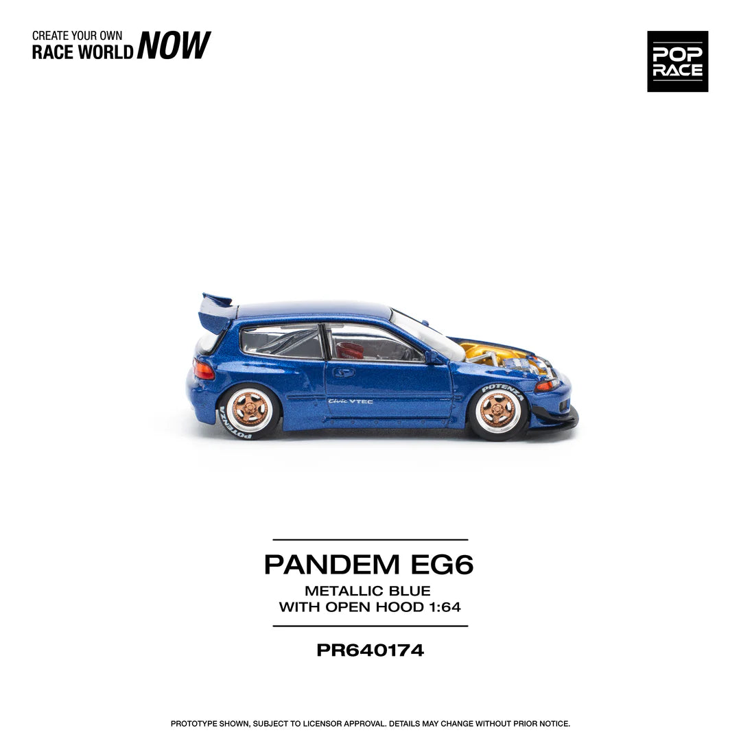 PANDEM CIVIC EG6 METALLIC BLUE