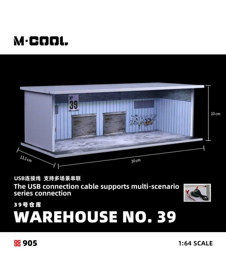 M·COOL 1:64 Simple lighting assembly scene model Warehouse #39 MC914905