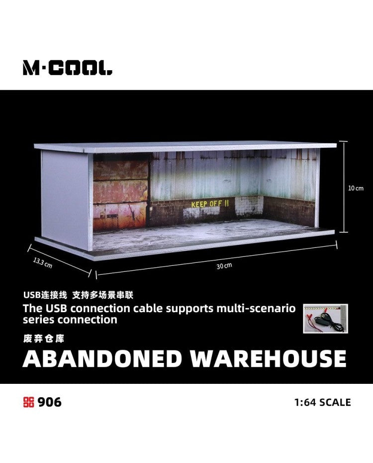 M·COOL 1:64 Simple lighting assembly scene model Abandoned MC914906