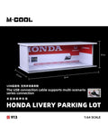 M·COOL 1:64 Simple lightning assembly scene model Honda livery parking lot MC914913