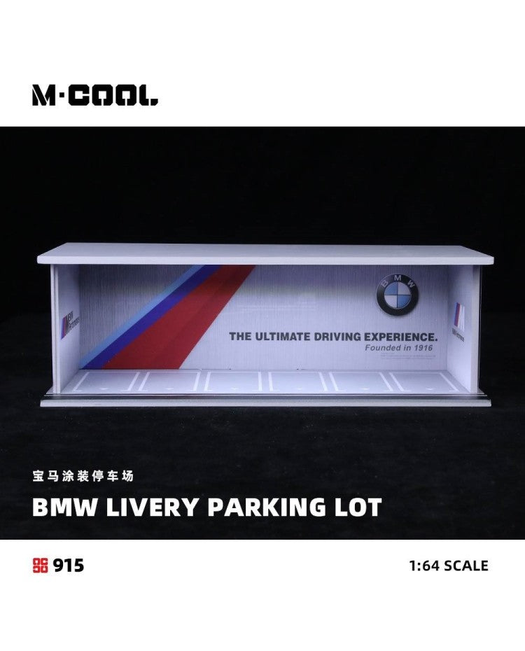 M·COOL 1:64 Simple lightning assembly scene model BMW livery parking lot MC914915