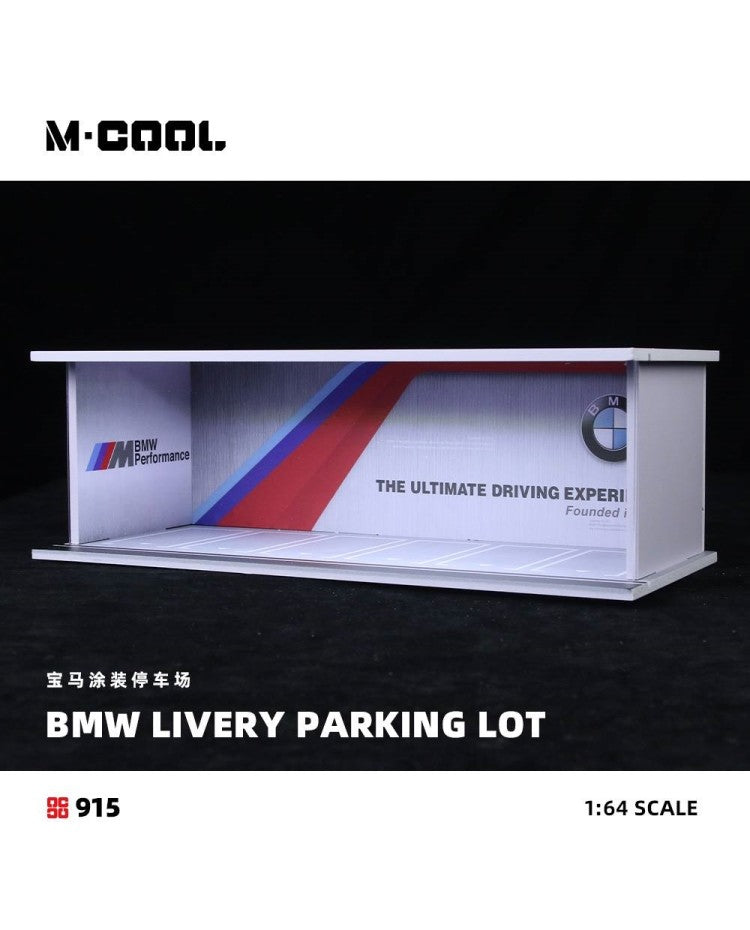 M·COOL 1:64 Simple lightning assembly scene model BMW livery parking lot MC914915