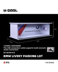 M·COOL 1:64 Simple lightning assembly scene model BMW livery parking lot MC914915