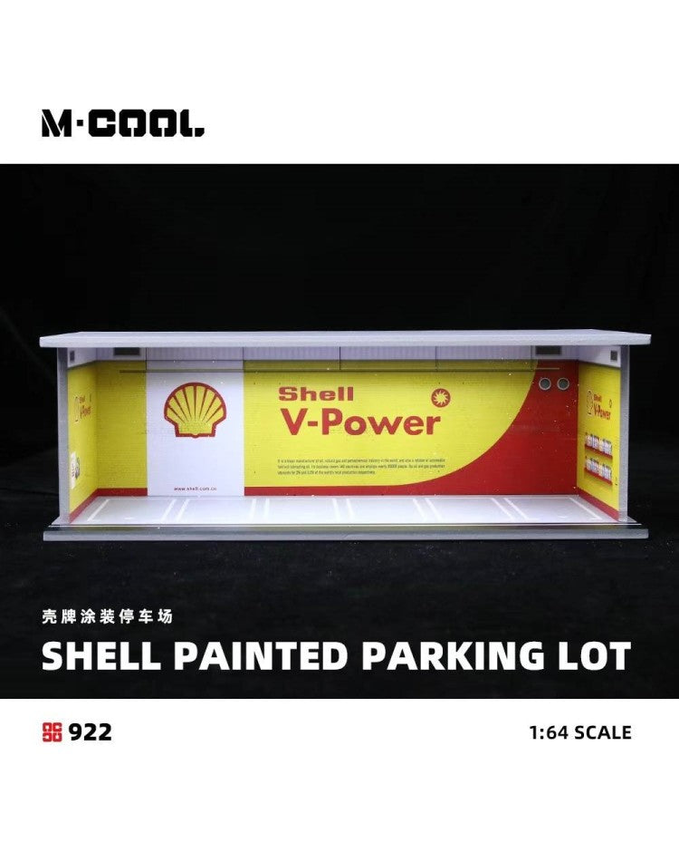 M·COOL 1:64 Simple lightning assembly scene model Shell painting parking lot MC914922