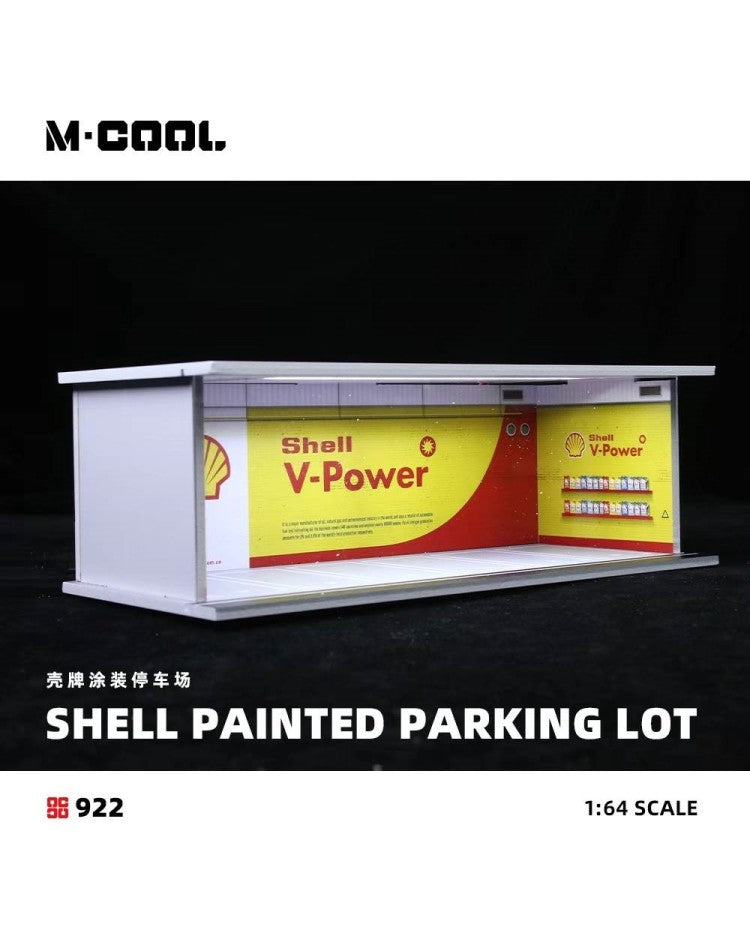 M·COOL 1:64 Simple lightning assembly scene model Shell painting parking lot MC914922