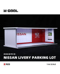 M·COOL 1:64 Simple lightning assembly scene model Nissan livery painting parking lot MC914923