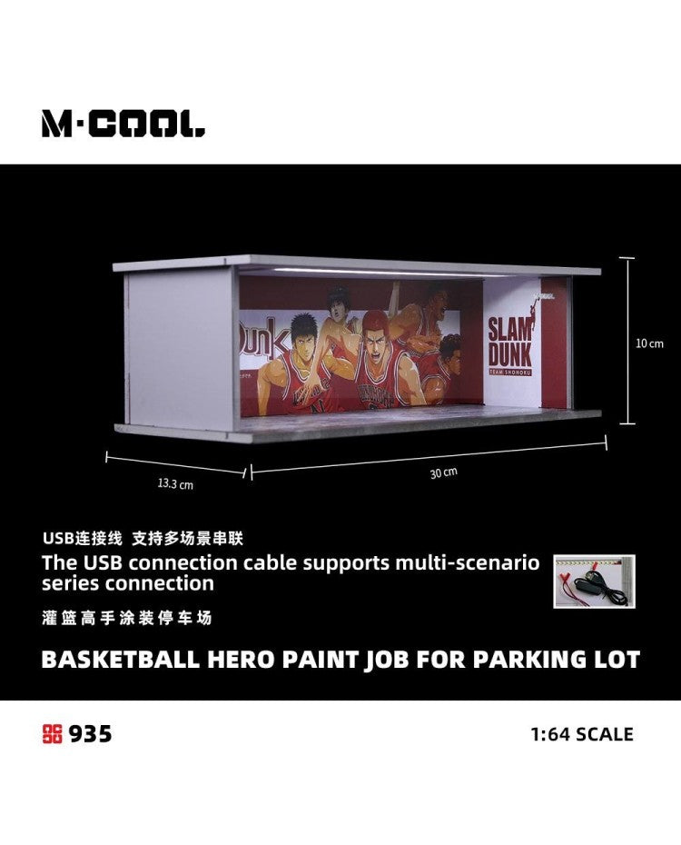 M·COOL 1:64 Simple lightning assembly scene model Slam dunk MC914935