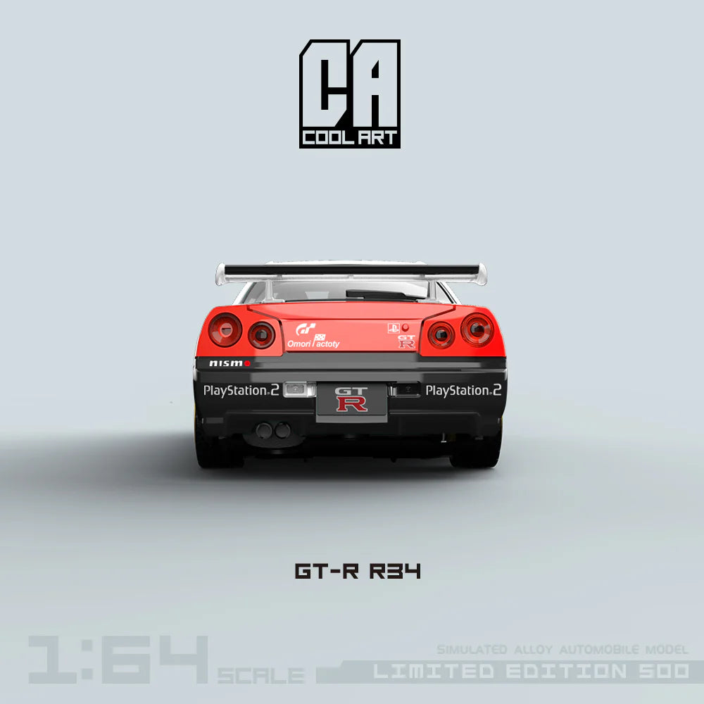 COOL ART 1:64 Nissan Skyline GT-R R34 Gran Turismo 3 Versions