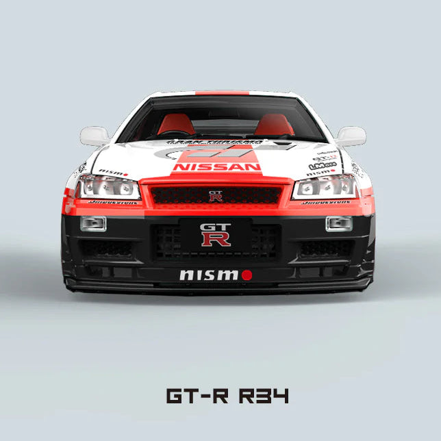 COOL ART 1:64 Nissan Skyline GT-R R34 Gran Turismo 3 Versions
