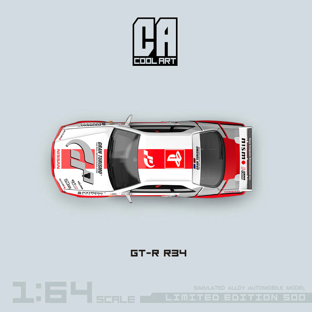 COOL ART 1:64 Nissan Skyline GT-R R34 Gran Turismo 3 Versions
