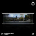 MoreArt 1:64 Parking Lot Scene Model Starbucks