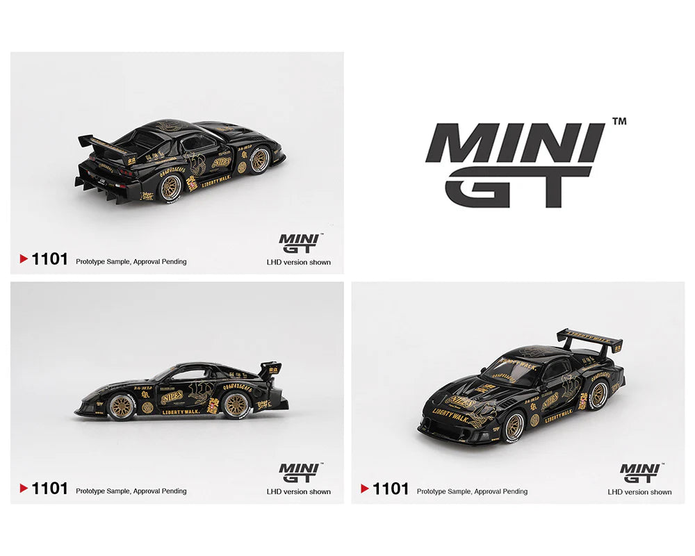 Mini GT 1:64 MAZDA RX-7 LB-Super Silhouette FD-NILES – Black MGT01101