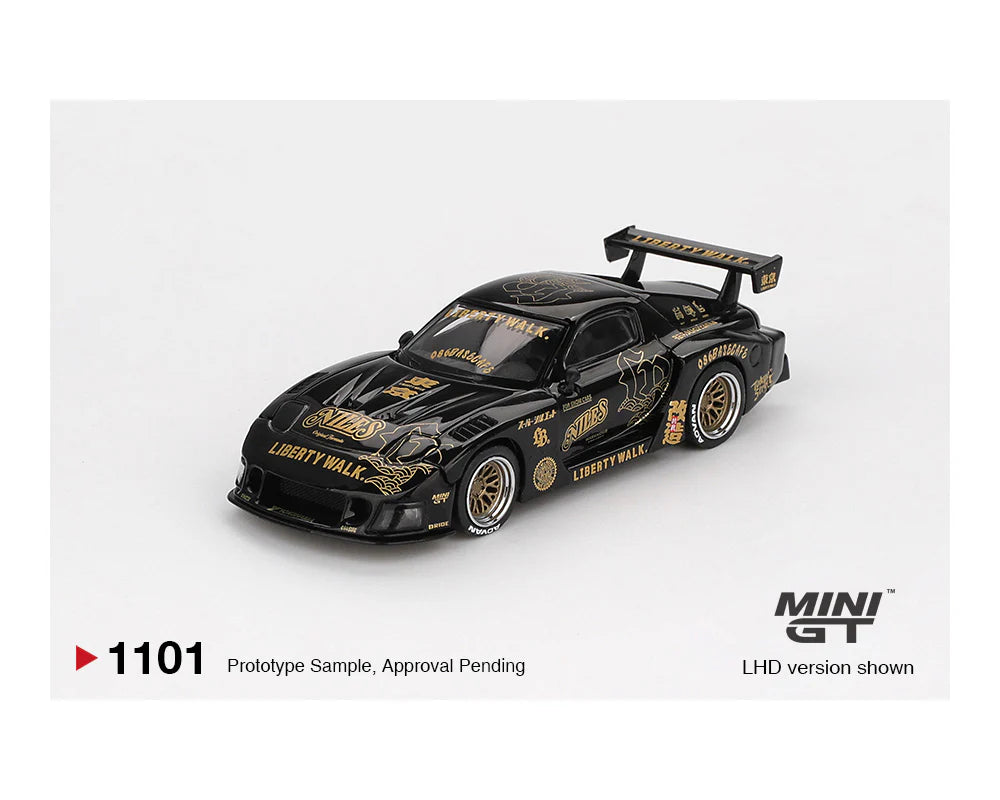 Mini GT 1:64 MAZDA RX-7 LB-Super Silhouette FD-NILES – Black MGT01101
