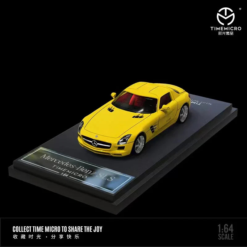 TimeMicro 1:64 Mercedes-Benz SLS Yellow