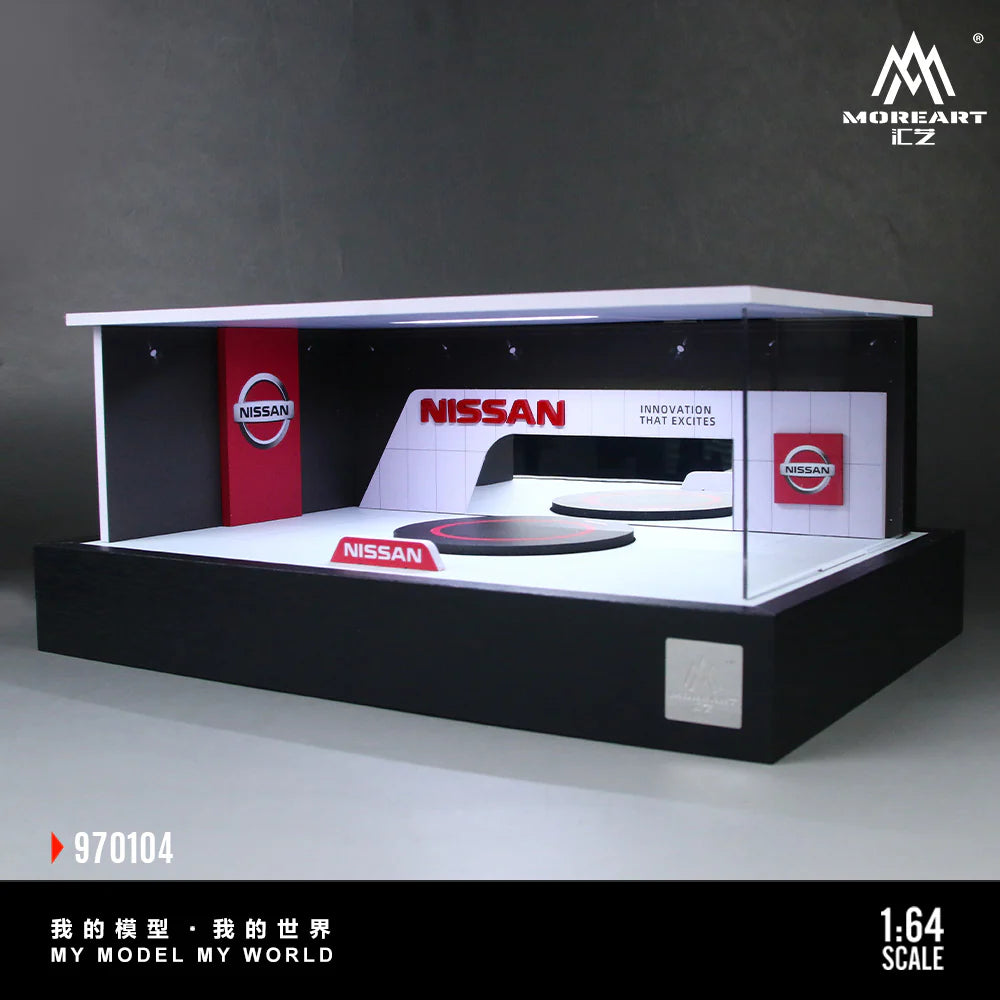 MoreArt 1:64 MINI Nissan rotating exhibition hall MO970104