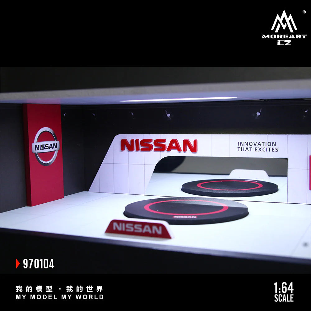 MoreArt 1:64 MINI Nissan rotating exhibition hall MO970104