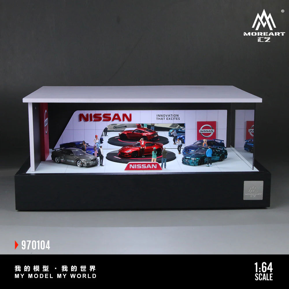 MoreArt 1:64 MINI Nissan rotating exhibition hall MO970104
