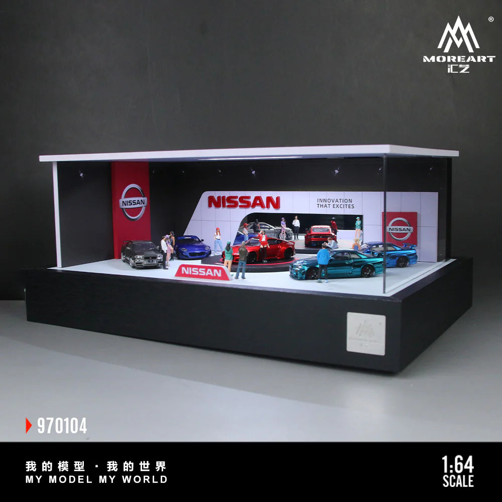 MoreArt 1:64 MINI Nissan rotating exhibition hall MO970104